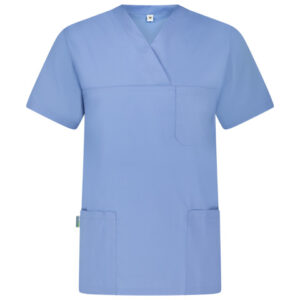 Our unisex Medical Scrub Top ANGEL is made of high-quality materials that provide air circulation under and over the fabric to avoid sweating.