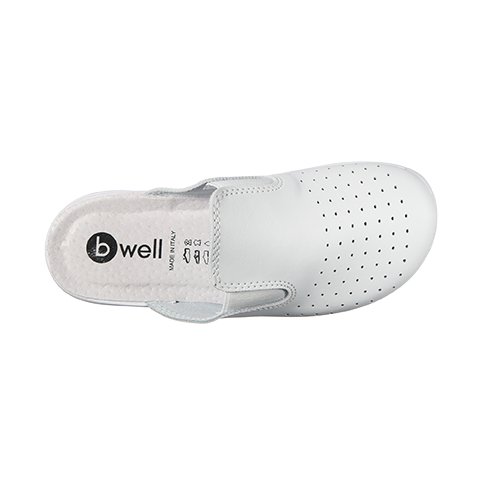 Medical Clogs ELASTIC are medical work slippers made of genuine leather with an elastic adjuster