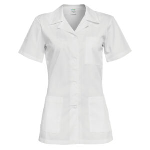 Gabi Scrub Top is a women's work scrub top suitable for use in healthcare, hospitality, and pharmacy.