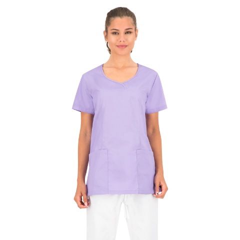 Scrub Top Ines is characterized by comfort and elegance in the daily work of doctors, nurses, dentists, pharmacists, veterinarians, workers, and students.