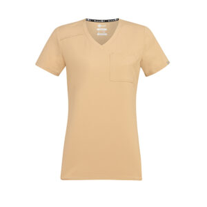 Scrub Top Aurelia Tunic by the brand BWELL is made from 100% innovative polyester with a fabric density of 140 g/m². It combines a modern style with a classic cut, designed to meet the needs of today’s healthcare professionals.